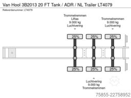 Van Hool 3B2013 20 FT Tank / ADR / NL Trailer