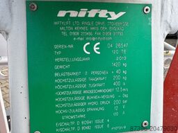 Niftylift 120TE Aanhangwagenhoogwerker aanhanger hoogwerker