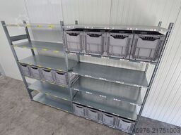 SSI Schäfer R3000  Kistenregal Regallänge: 3,29 lfm.