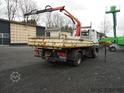 MAN Dreiseitenkippen MAN LE8.150 mit Kran Palfingen PFG7001