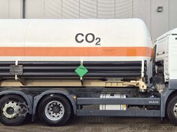 MAN gas tank ADR truck for carbon dioxide