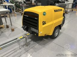 Kaeser M30 PE screw compressor on a trailer