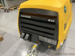 Kaeser M30 PE screw compressor on a trailer