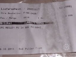 Piller PS 3x 60V 50/60 Hz