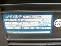 Baumüller DSG 100-K Servomotor SN:20521958 - ! -