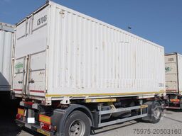 MERKER rimorchio portacontainer casse mobili