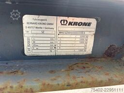 Krone F. ATL 20 SZ 20 FT Chassis / BPW Drum