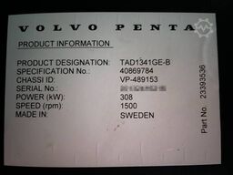 Volvo TAD1341GE - 350 kVA Generator - DPX-18878