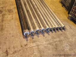 Aluminum rollers for paper processing 