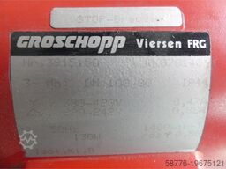 Groschopp WK0701401 Getriebemotor mit Bremse 3~Mot 380-420V~ 0,47A SN: 4587150