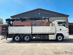 MAN TGS 26.460 Baustoff Hiab 177 Funk+Sitz Lenk AHK