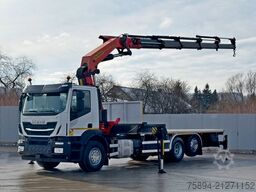 IVECO Stralis 460 PRITSCHE 6,60m +KRAN +FUNK