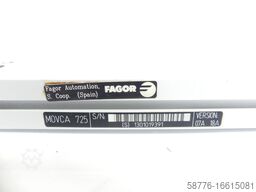 Fagor MOVCA 725 Längenmaßstab Vers. 07A 18A SN1301019391 mit NMVC Lesekopf
