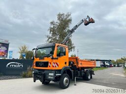 MAN TGM 13.250 4x4 Kipper KRAN FUNK AHK WINTERDIENST