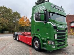 SCANIA S580 V8 MEILLER Abroller  mit Lift+Lenkachse 6x2