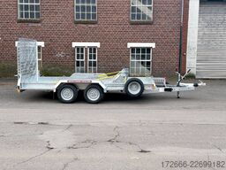 Brian James Trailers DIGGER PLANT 543-3717-35-2-12 | TRACSTRAP | SCHWERLASTRAMPE 370X170CM 3500KG BAUMASCHINENANHÄNGER