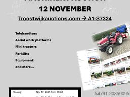Machinery auction FPM bv, Wekerom, Netherlands