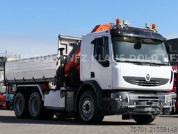 RENAULT Lander 410 Kipper Kran Palfinger Funk Retarder