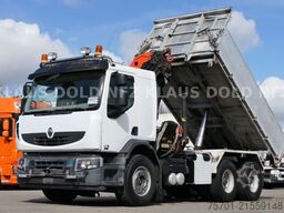 RENAULT Lander 410 Kipper Kran Palfinger Funk Retarder