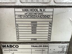 Van Hool 20FT/30FT ADR CHASSIS / galvanized / BPW DRUM /...