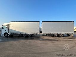 MAN TGX 26.480 6X2, PRITSCHE-PLANE JUMBO-ZUG, H&W TANDEM