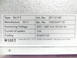 Sieb & Meyer Sieb  Meyer 0362141EF1005 Type: 86/9 S 30110180 SN: 1000349178 --