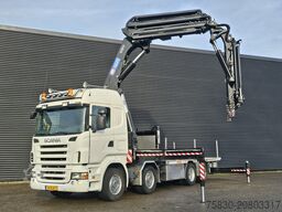 Scania R480 8X2 / HMF 60 t/m + JIB / RETARDER