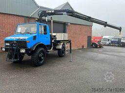 Mercedes-Benz UNIMOG 435G/1700L - HIAB 102 - 4x4 - 6 cilinder...