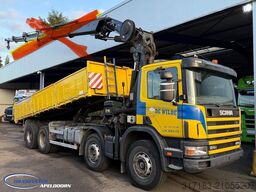 Scania P124-420 8x4 Naafreductie, Bladgeveerd, Handges...
