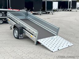 Martz MAXI 264 I RAMPE 264X126X40CM 750KG TIEFLADER | DEICHSEL KLAPPBAR