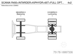 SCANIA R450+INTARDER+KIPHYDR+65T+FULL OPTION