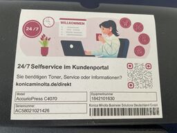 Konica Minolta AccurioPress C4070 from 2025 - Fiery, IQ-501, stacker,