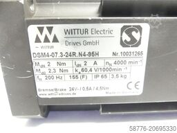  Wittur Electric DSM4-07.3-24R.N4-95H Motor mit Bremse SN: 10031265