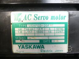 Yaskawa Electric USAFED-20F B2 AC Servo Motor SN: S06941-4