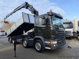 Scania G450 8X2*6 Kipper Kran HMF 2620 K5
