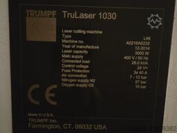 TRUMPF TruLaser 1030 Fiber