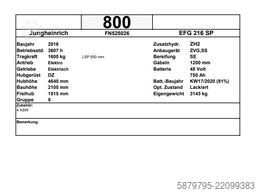 Jungheinrich EFG 216