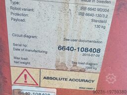 ABB IRB6640-130/3.2 IRC5 2015 MODEL