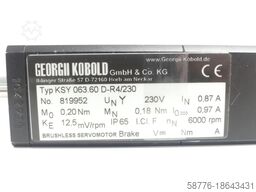 Georgii Kobold KSY 063.60 D-R4/230 Servomotor SN:819952