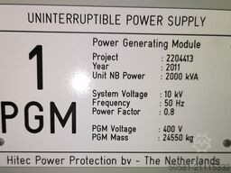 Hitec 2000 kVA Diesel Generator