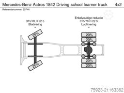 Mercedes-Benz Actros 1842 Driving school learner truck