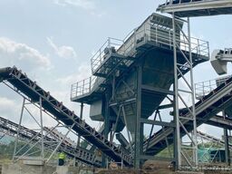 Polygonmach 350 tons per hour stationary crushing, screenin...