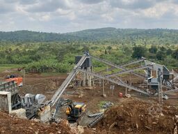 Polygonmach 350 tons per hour stationary crushing, screenin...