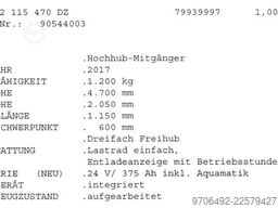 Jungheinrich EJC 212 115 470 DZ