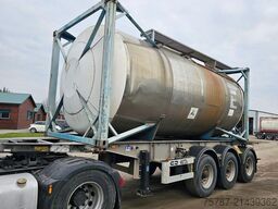 VAN HOOL Tankchassis + Tankcontainer