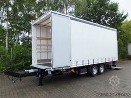 Möslein TPS 11 DL 7,30  neuer Planenanhänger, Ladebordwand + Durchladbar