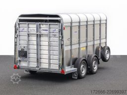 Ifor Williams TA510G | 12x6 | RAMPE-/TÜR-KOMBI 372X178X183CM VIEHANHÄNGER | 2X LÜFTUNG