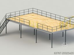 300 m², Traglast: 350 kg/m² | 5,0 x 5,0 m | Lichte Höhe: 3,0m