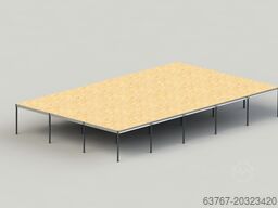 300 m², Traglast: 350 kg/m² | 5,0 x 5,0 m | Lichte Höhe: 3,0m