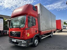 MAN TGL 8.180 FBL Plane langes Haus Topsleeper Klima